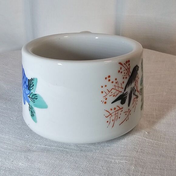 Vintage F.S. Louie & Co. of Berkeley CA Floral Bird Restaurant Ware Chinese Cup - Picture 3 of 4